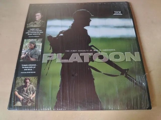 Platoon Laserdisc Filme Clássico Duplo