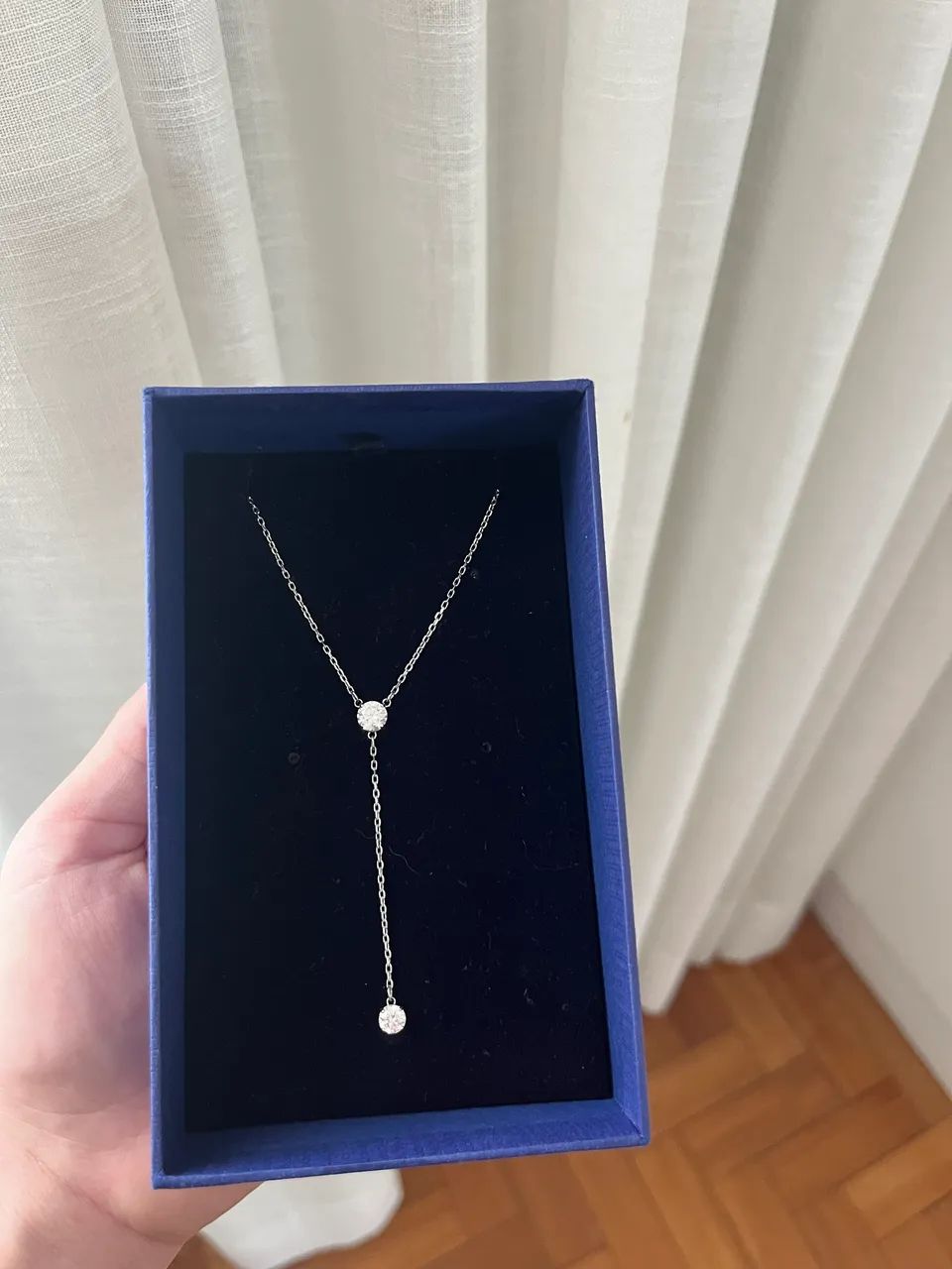 Colar Swarovski Pingente brilhante