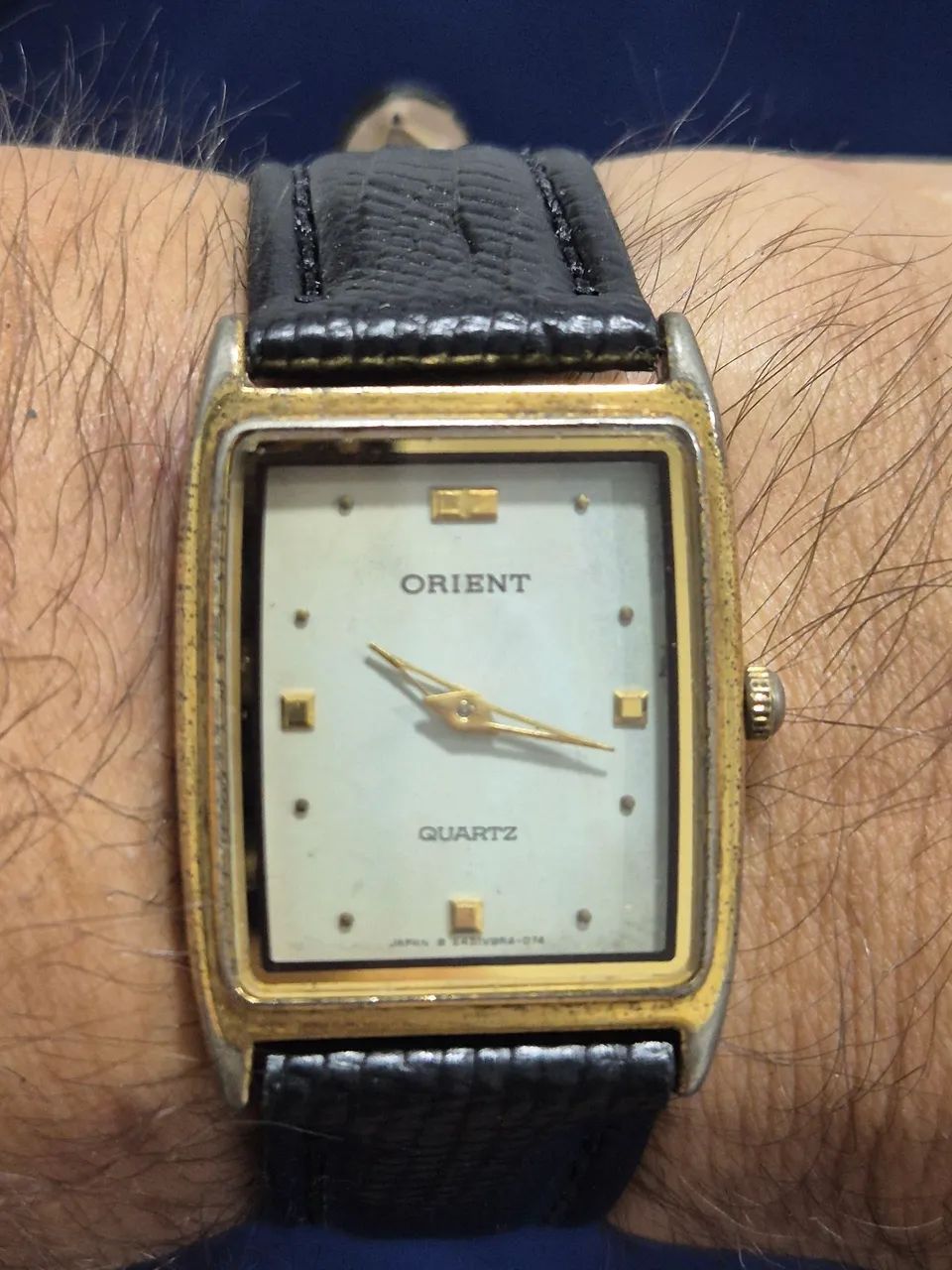 Relógio ORIENT TANK À QUARTZ  VINTAGE  -   FUNCIONANDO - Foto 2