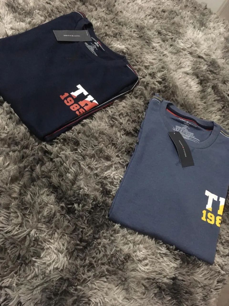 Sueter Tommy Hilfiger - Edição exclusiva e limitada Estadunidense, cor azul marinho - Foto 5