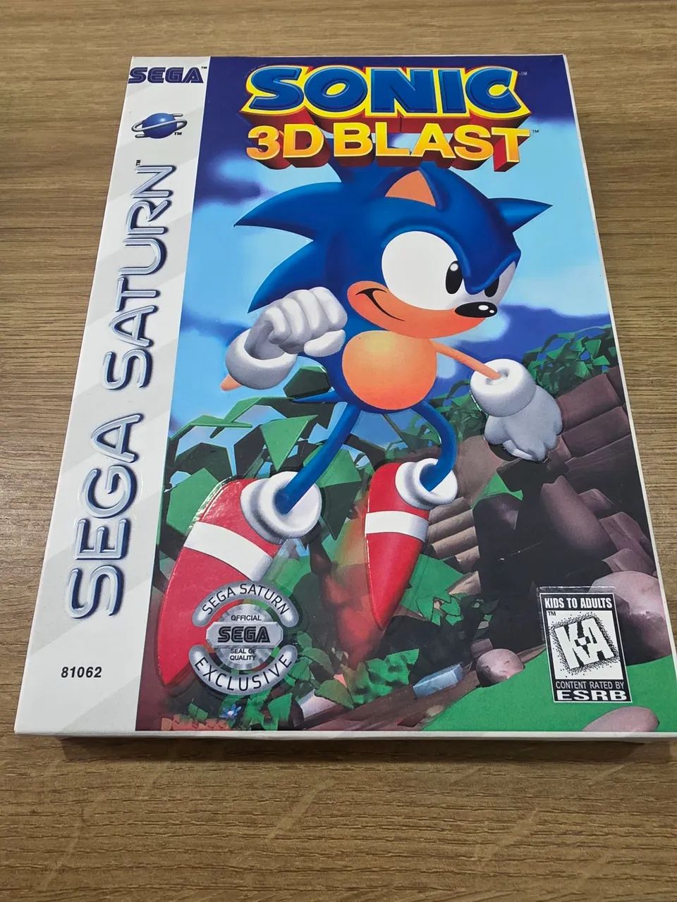 Sonic 3D Blast Sega Saturn Repro Prensada Old Game Long Box