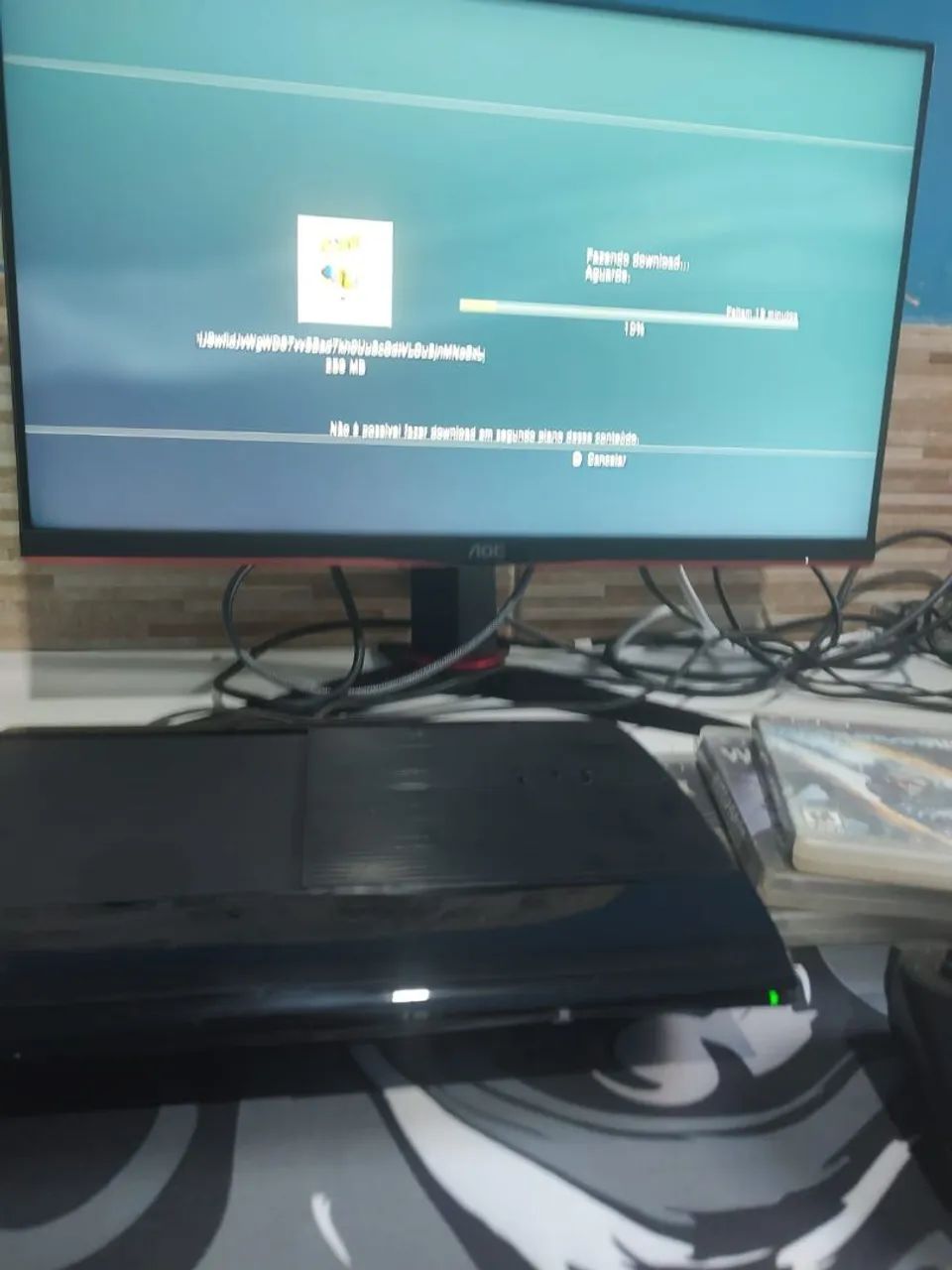Ps3 super slim desbloqueado, jogos e loja. - Foto 2