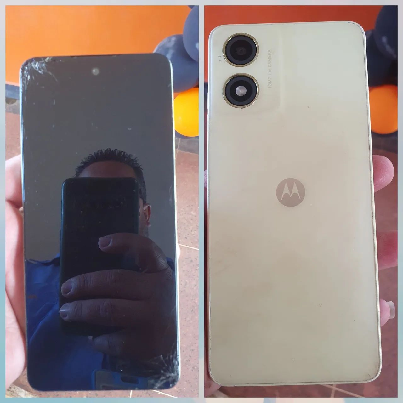 Moto E14 64gb trincado