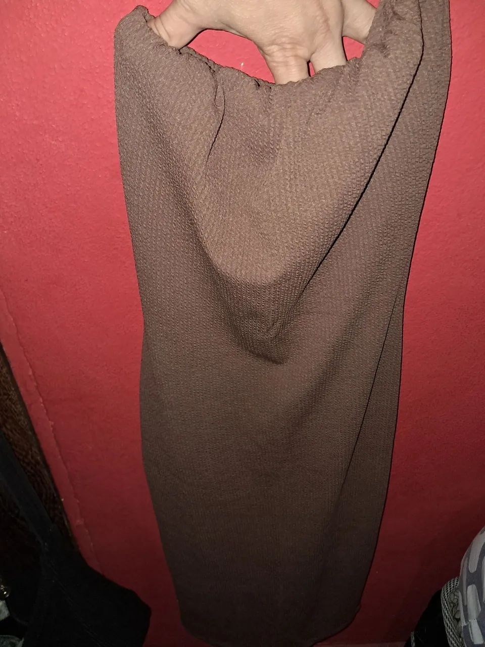 Vestido marrom tomara-que-caia TAM. M - Foto 2