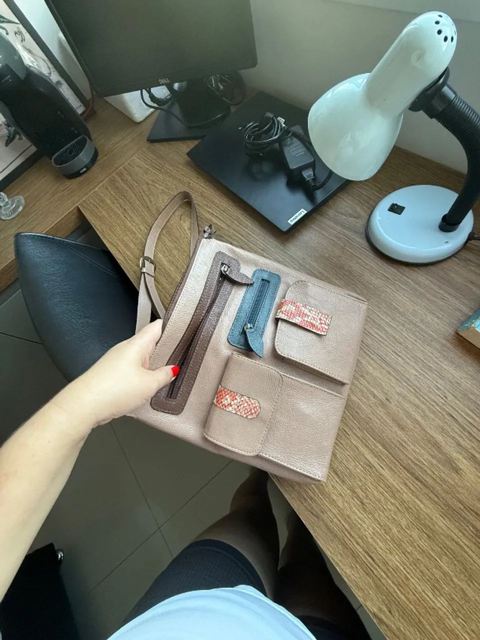 Bolsa da marca Soulier em couro  - Foto 4