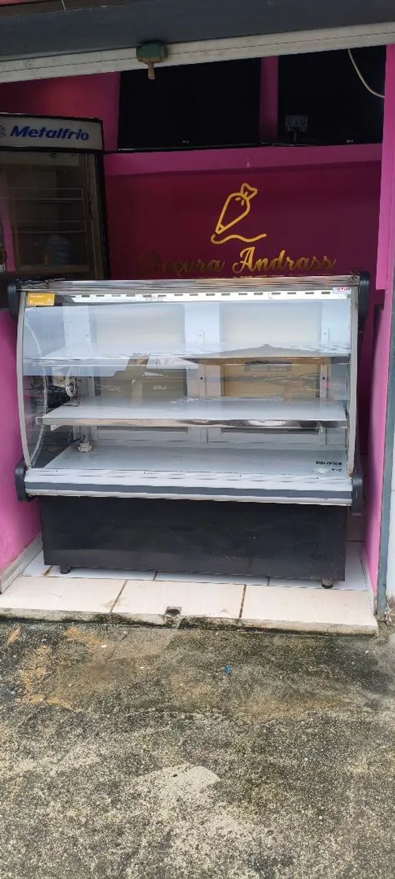 Balcão vitrine refrigerado 