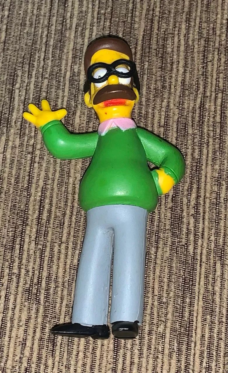 Boneco Ned Flanders The Simpsons 2007 Mundo de Springfield Matt Groening - Foto 4