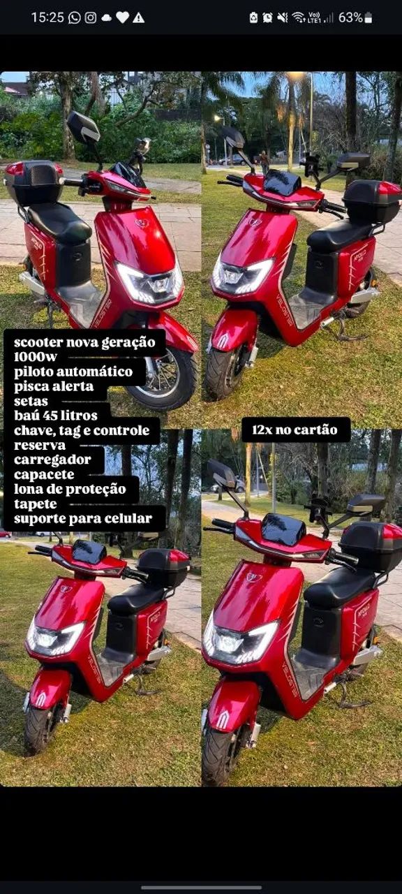scooter nova geração 1000W