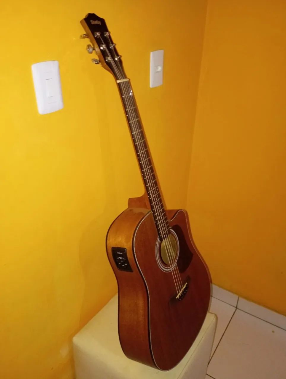 Violão Shelby cordas de aço elétrico  - Foto 2