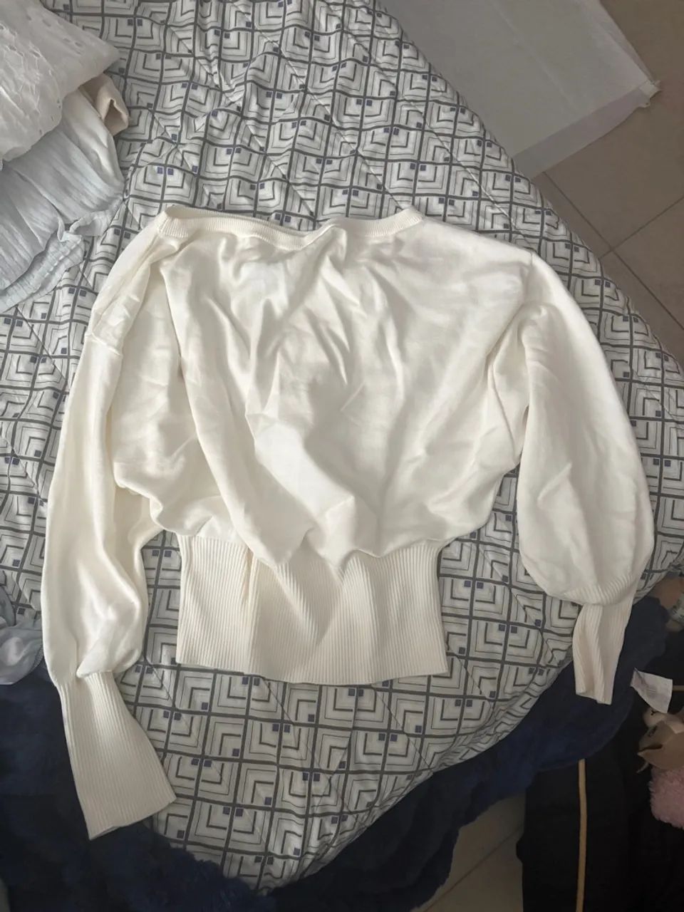 Casaco branco Bershka  - Foto 2