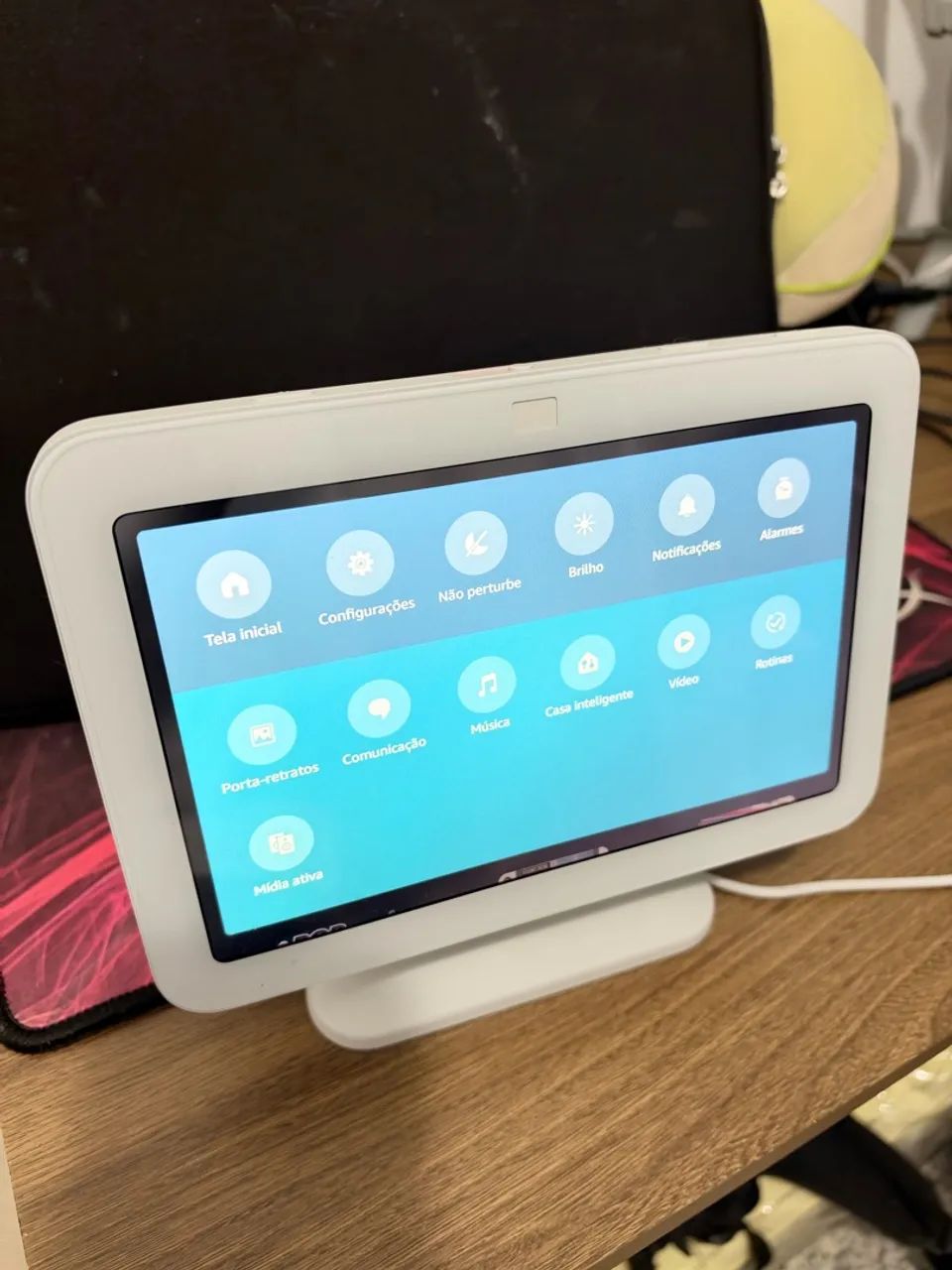 ECHO SHOW 8 (3 GERAÇÃO) + BASE + PELÍCULA - Foto 3