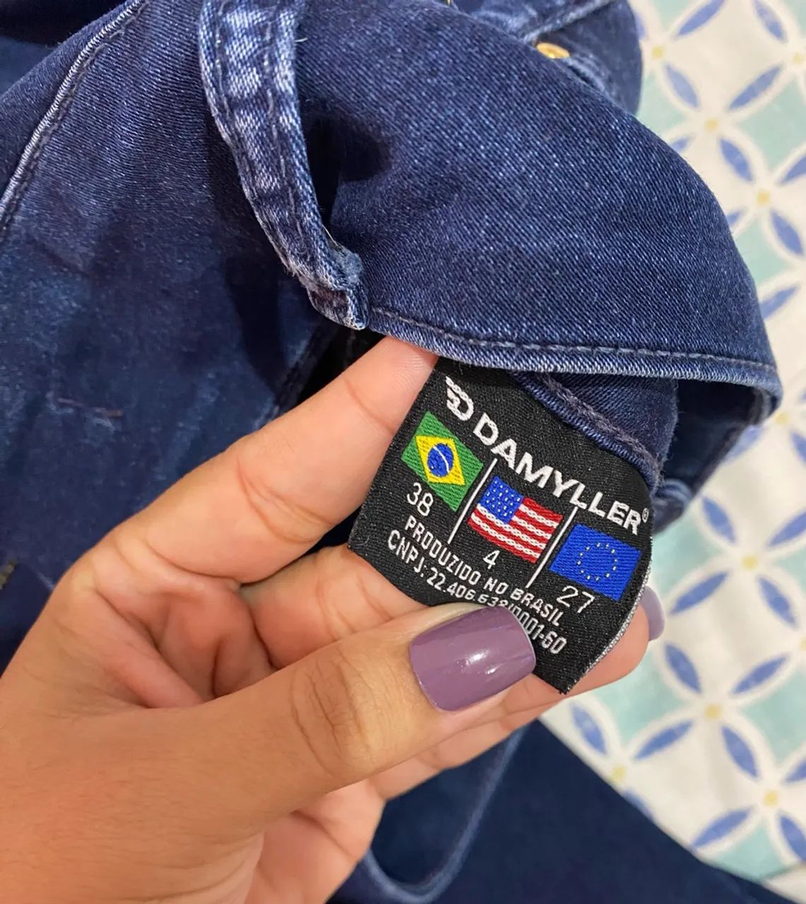 Calça jeans escuro Damyller - Foto 3