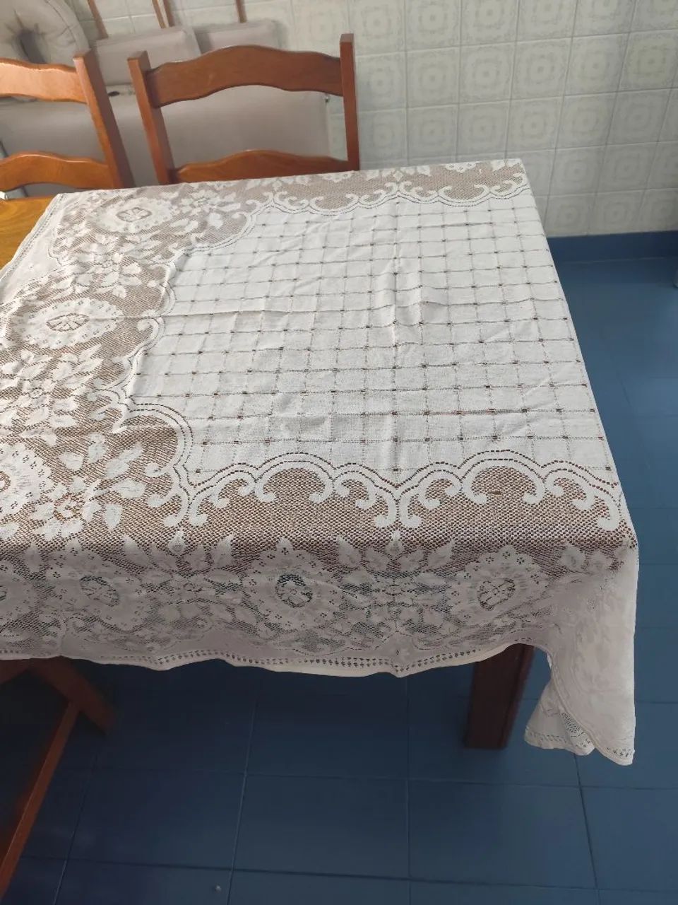 Toalha de mesa rendada - Foto 2