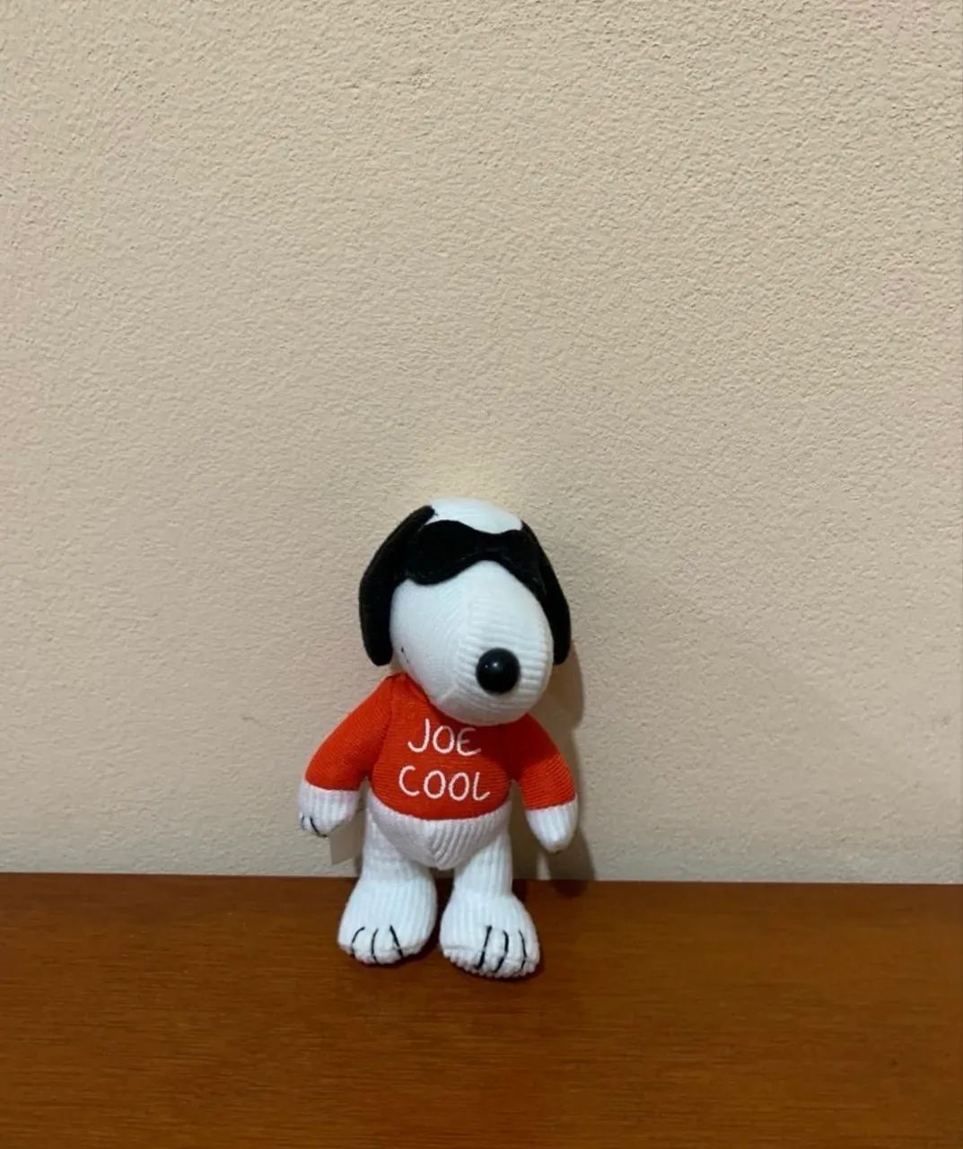 Snoopy de pelúcia coleção peanuts joe cool mc Donalds 