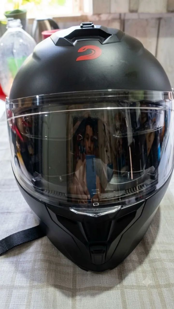 ?  CAPACETE MODULAR PRETO MATTE ? - Foto 2