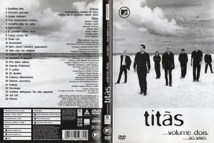 Dvd Titãs - Volume Dois Ao Vivo - Foto 4