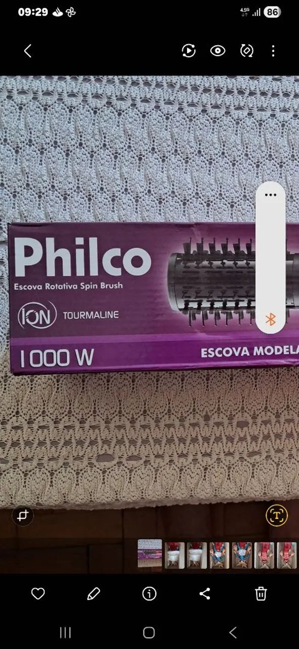 Escova modeladora  e  secadora - Foto 3