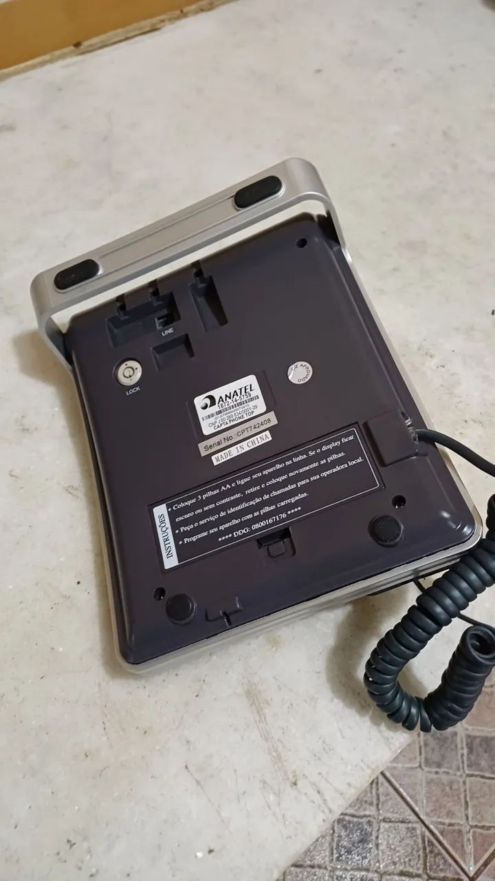 Aparelho de telefone fixo com identificador de chamadas  - Foto 4