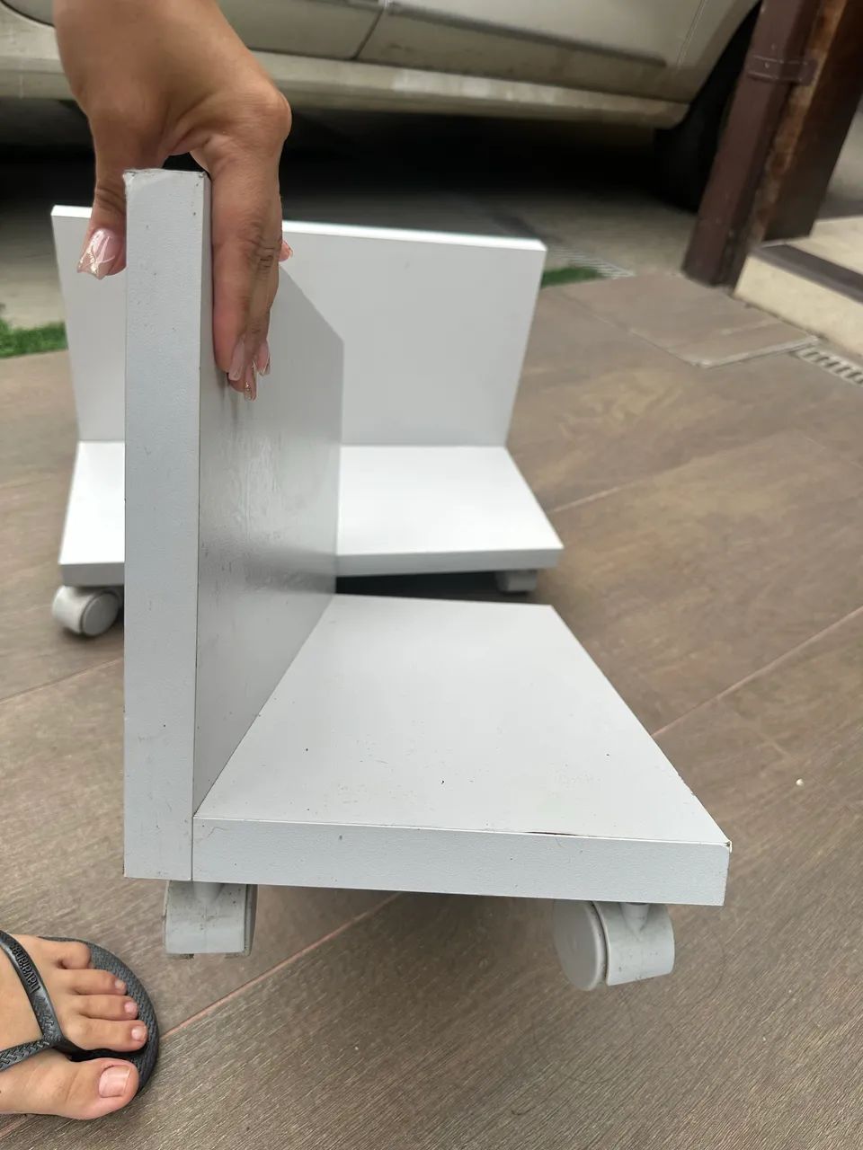 Suporte de chão para som, computador/CPU  e etc - Foto 4