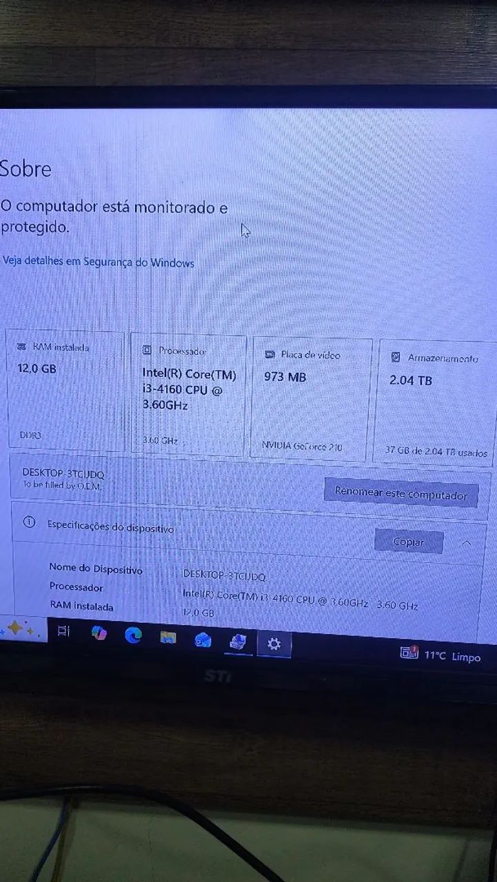 COMPUTADOR DESKTOP COMPLETO - RÁPIDO E PRONTO PARA USO - Foto 5