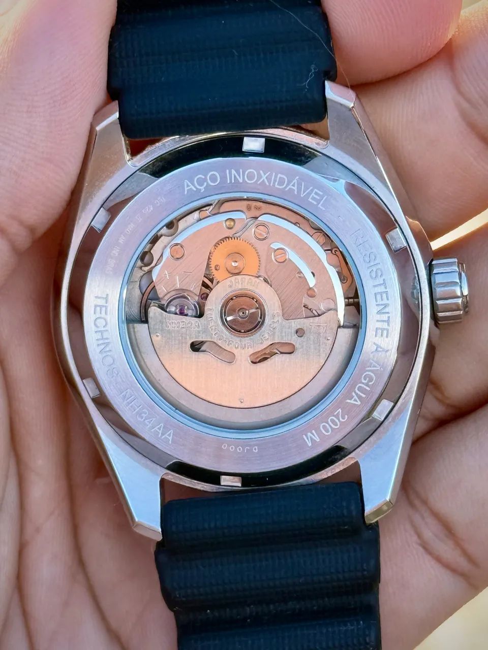 Relógio Automático Masculino Technos GMT Máquina Seiko Edição Limitada.  - Foto 4