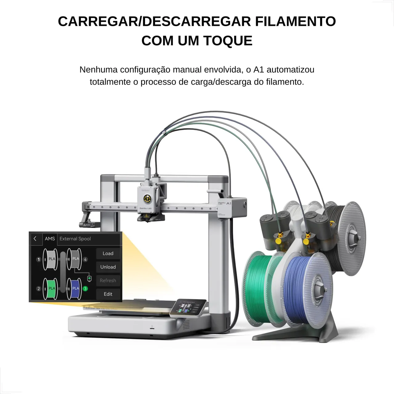 Bambu Lab A1 mini（AMSなし） 即購入OK Bambu lab A1 mini (sem combo) - Periféricos e Acessórios de