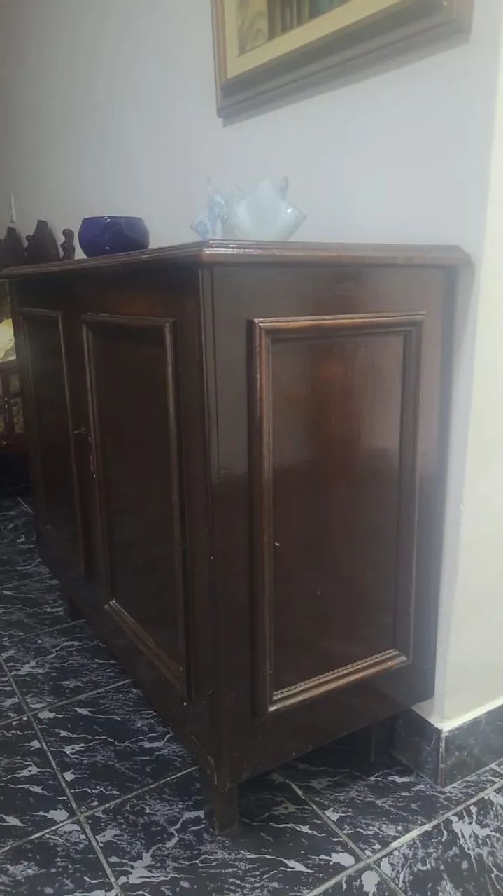 Buffet Aparador de Madeira com 2 Portas e Gavetas - Foto 3