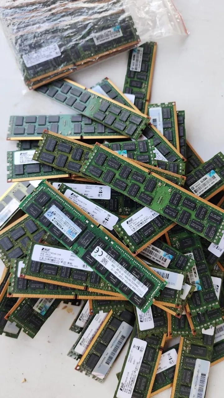 LOTE 10 memórias ECC servidor DDR3 8GB HP