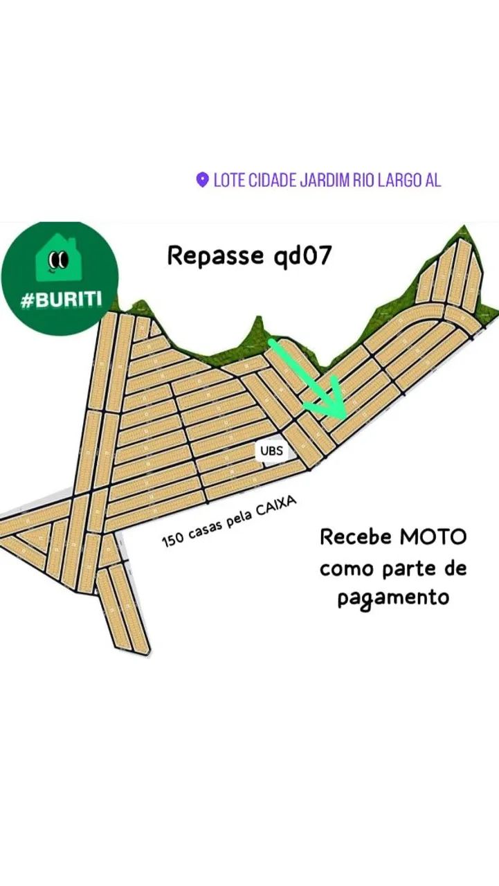 Repasso 2 lotes comerciais na BURITI
