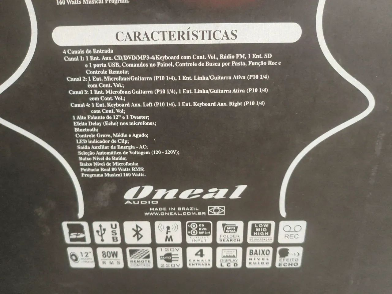 Caixa de Som multiuso Oneal  - Foto 5