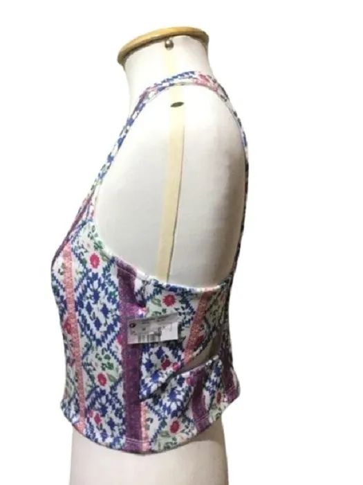 Blusa Cropped Boho Color Renner NOVA!! Tamanho M - Foto 2
