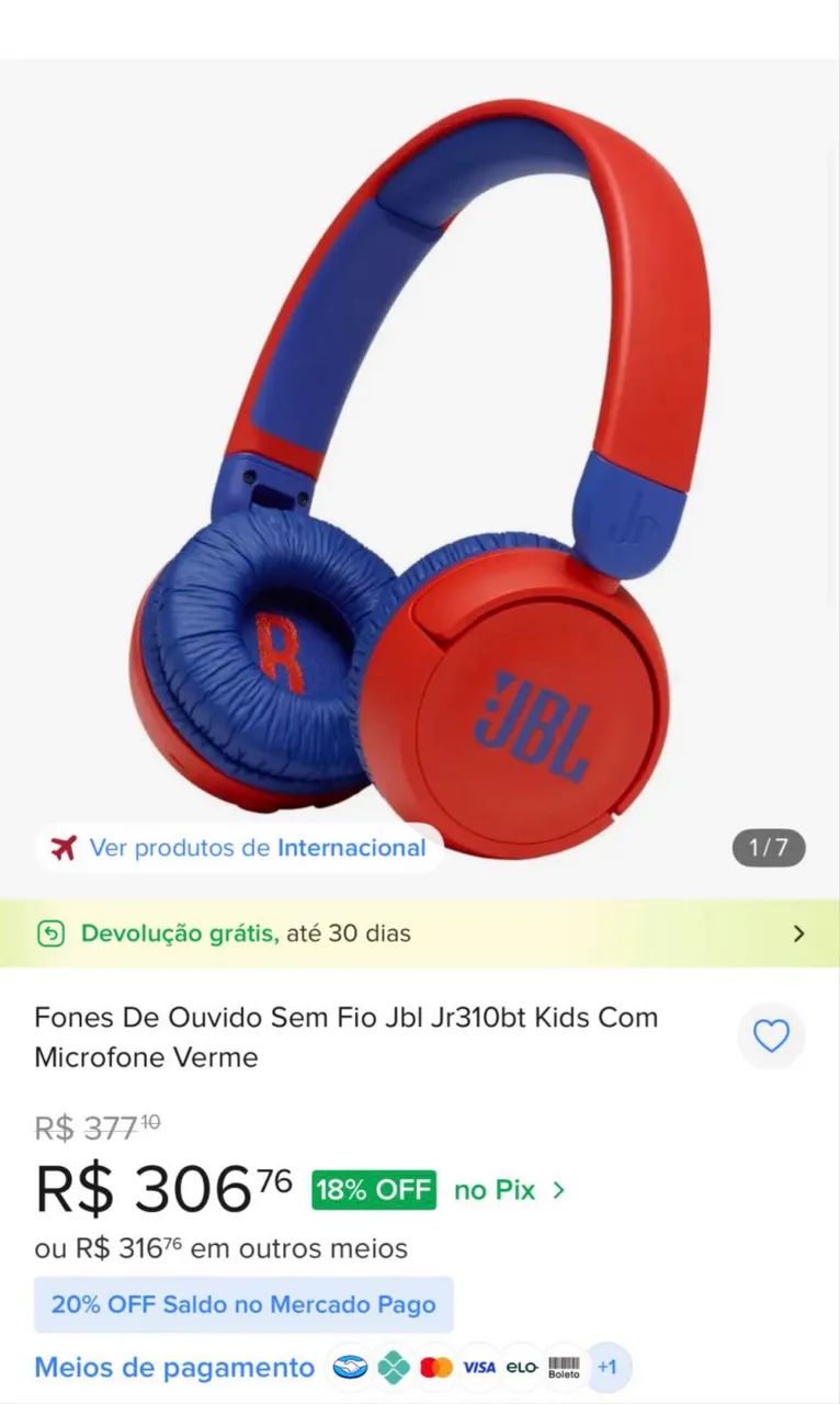 FONE SEM FIO JBL ORIGINAL - Foto 2