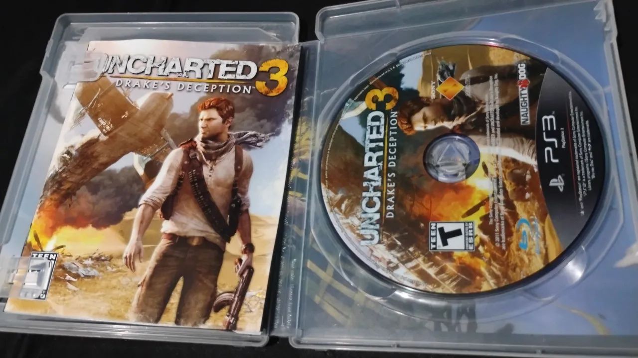 Uncharted 3 PS3 + Manual - Foto 2