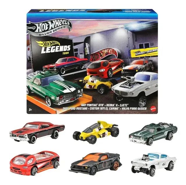 Mattel Hot Wheels Silver Series Legends Tour 6-Pack - Brinquedos e