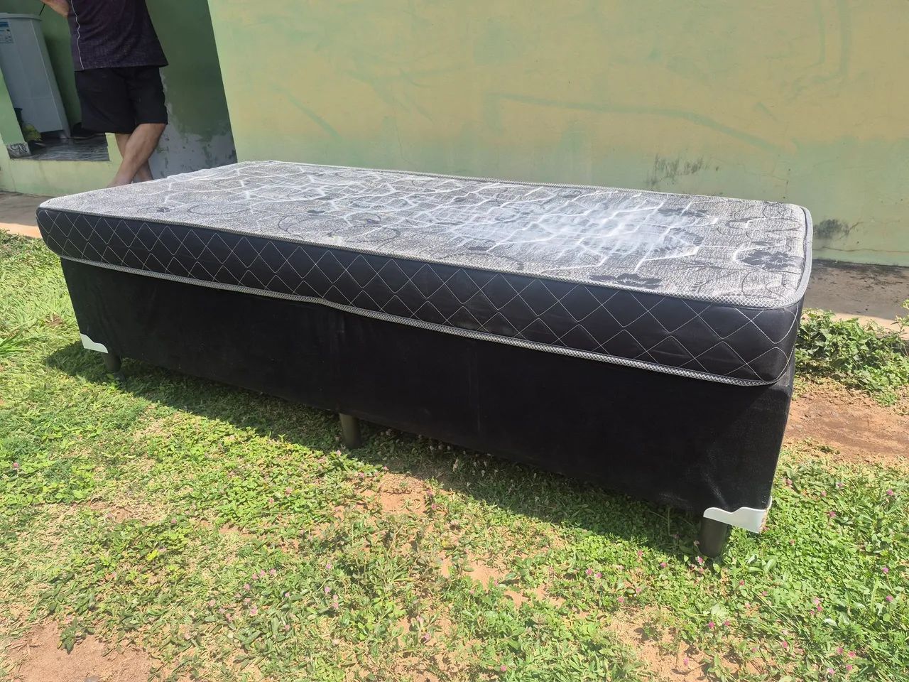 Cama box solteiro forte colchões  - Foto 2
