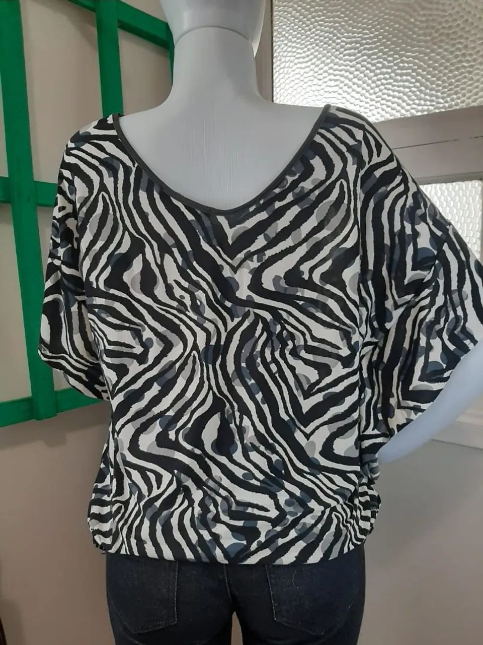 Blusa Marisa City Zebra - Foto 5