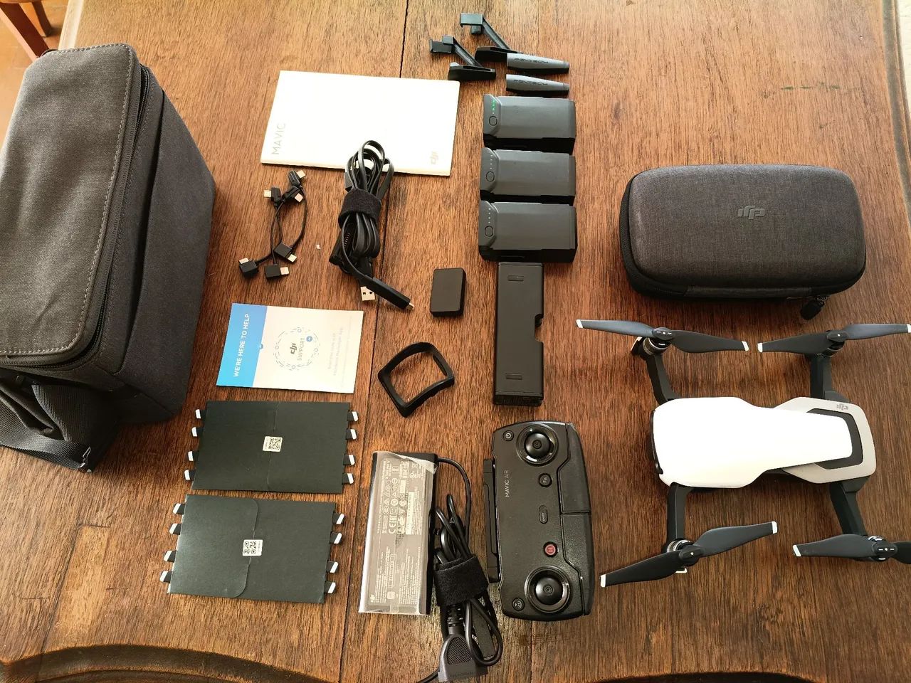 Drone DJI Combo Fly More Mavic Air Impecável  - Foto 2