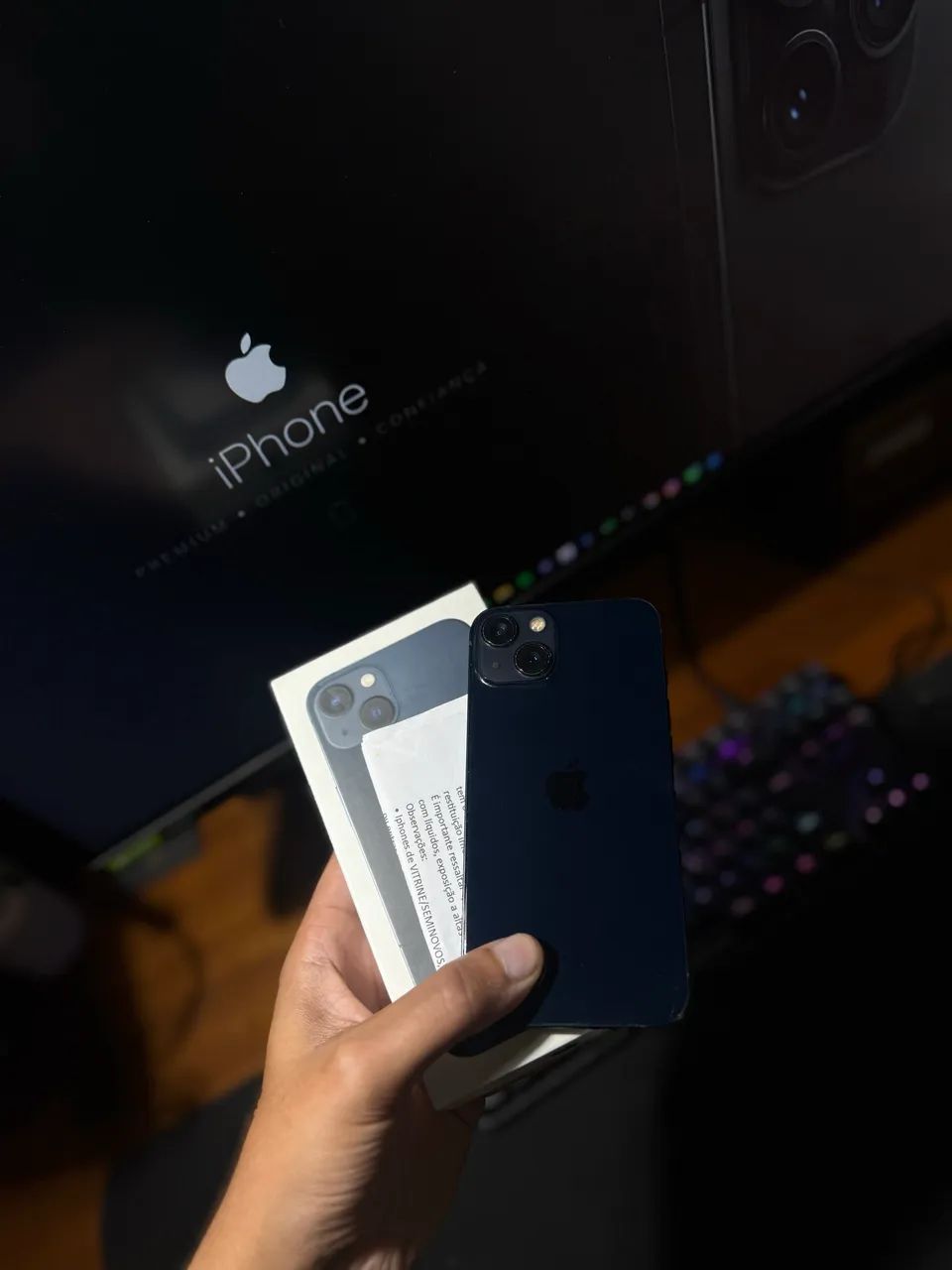 iPhone 13 128gb Caixa e Nota 