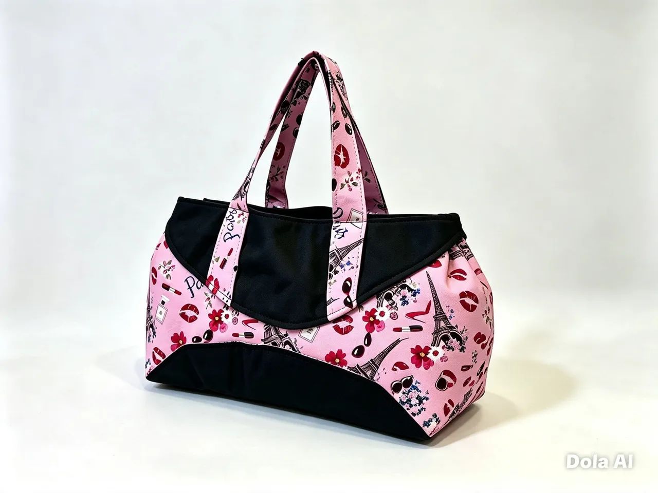 Linda bolsa forrada 
