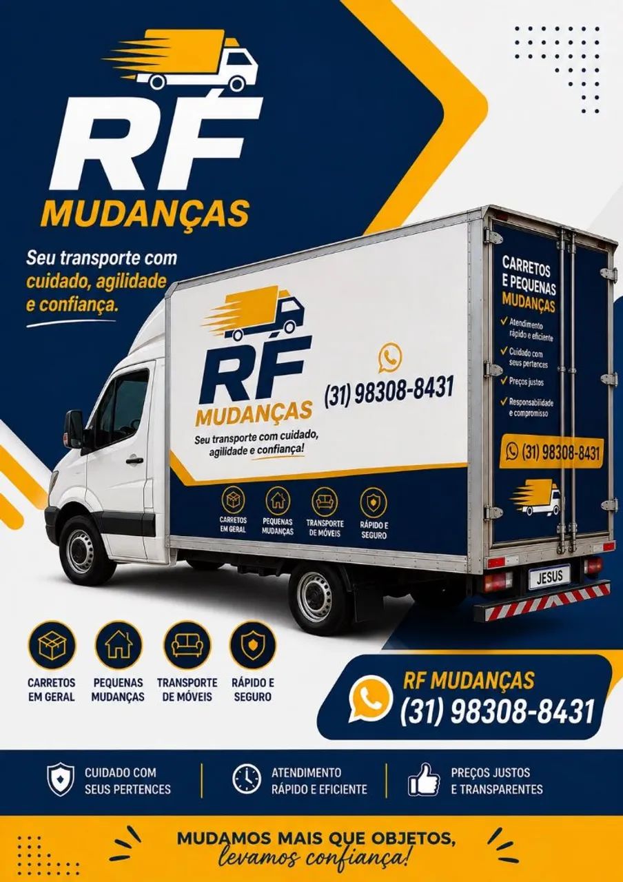 Viagens fretes e pequenas mudanças 
