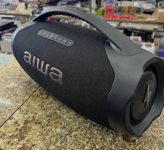 Caixa de som bombox aiwa 