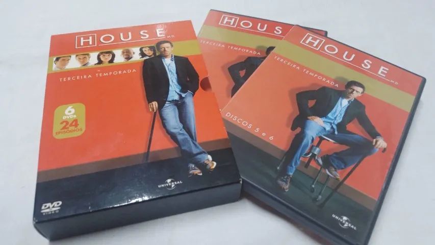 DVD Box House - Terceira Temporada - 6 Discos ( 24630 ) - Foto 4