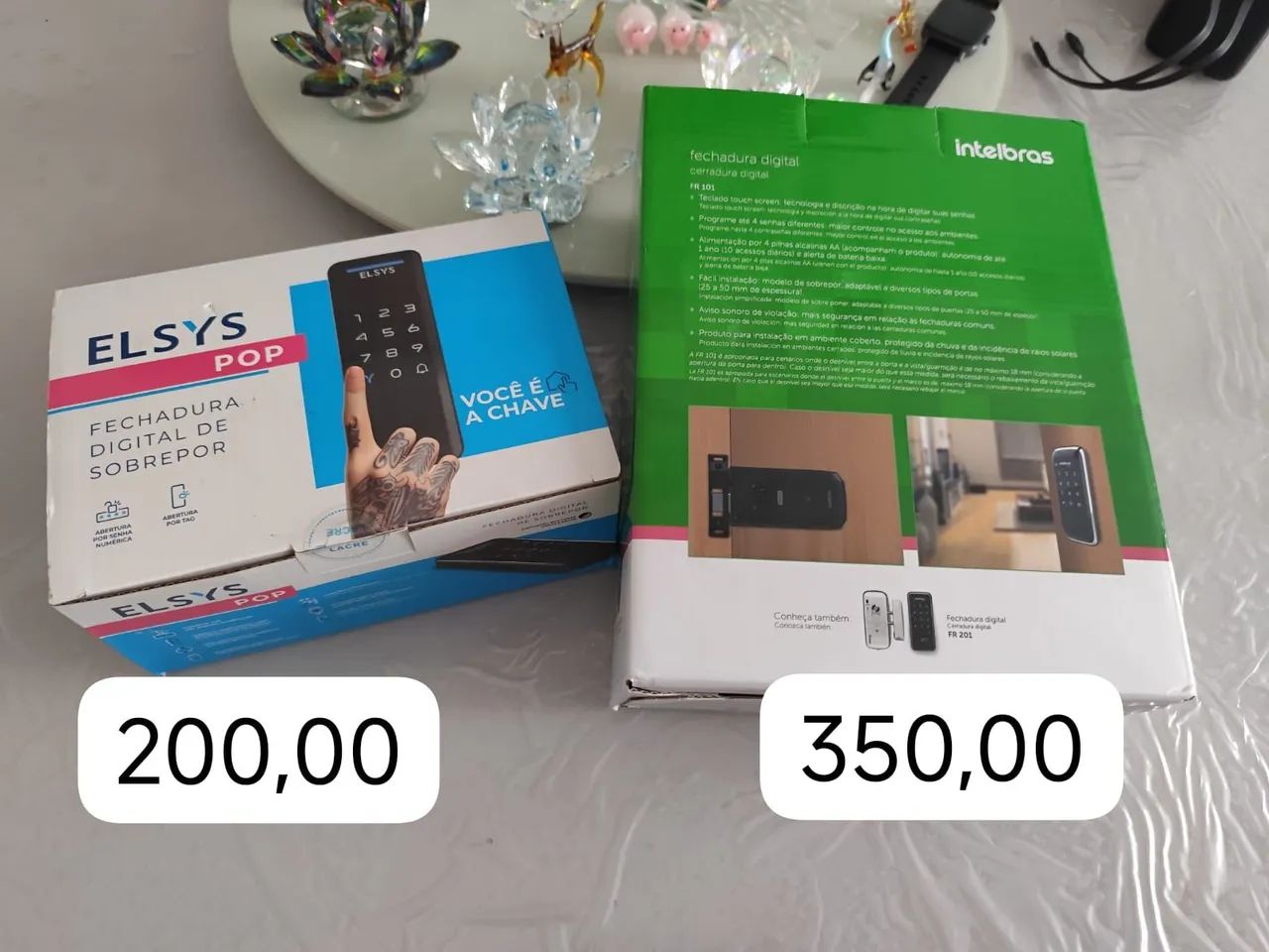 Fechaduras eletrônico Elsys e Intelbras 