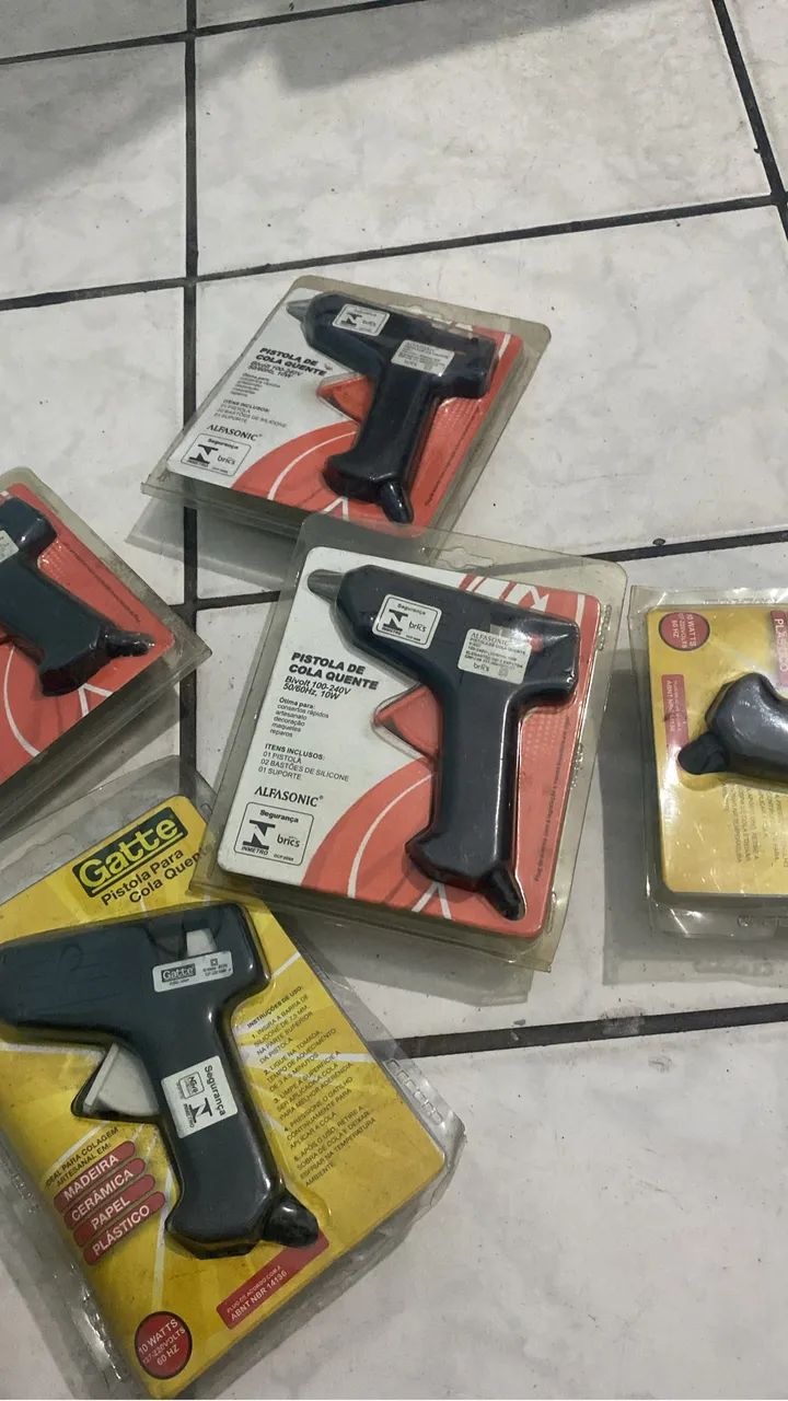 Pistola para cola quente 