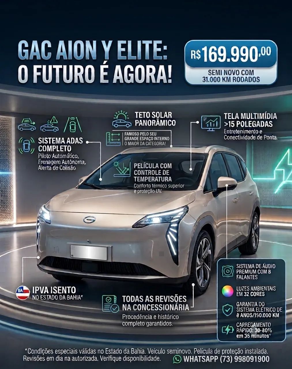 GAC Aion Y AION Y Elite (Elétrico) 2026
