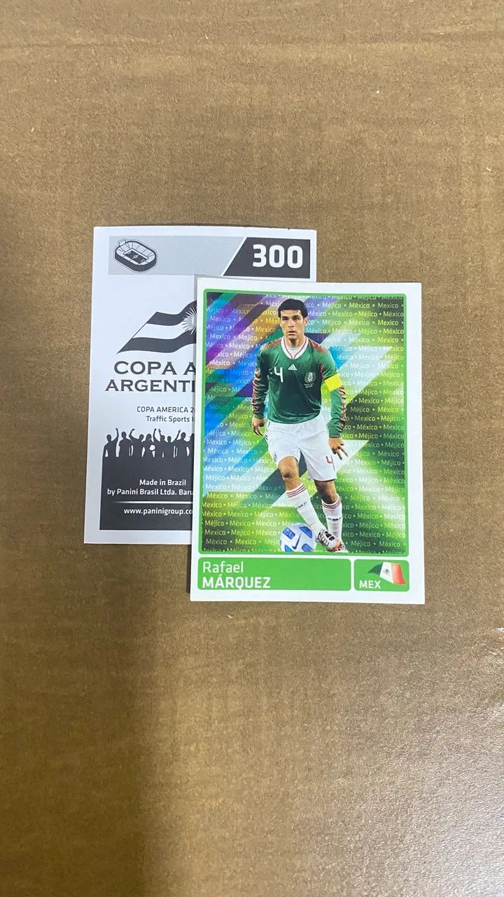 Figurinha Copa América 2011 - 300 Rafael Marquez  - Foto 4