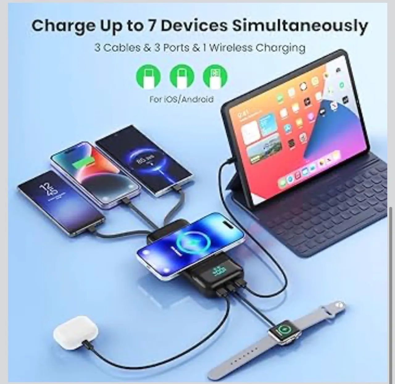 Super power bank 40800mAh - Foto 2