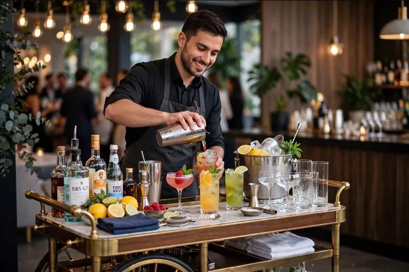 Serviço de barmen/ auxiliar de barmen 