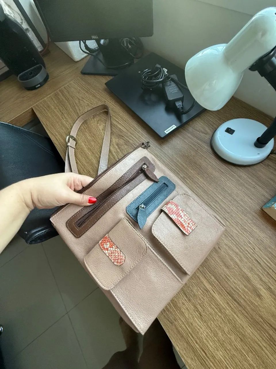 Bolsa da marca Soulier em couro  - Foto 5