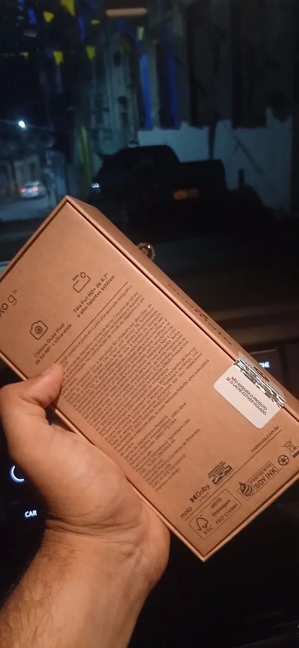 Moto g 35 5g na caixa 